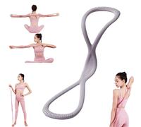 Victoriousact Resistance Bands, Figure 8 Exercise Bands for Women Men, Victoriousact/Familiarn/Luminous Do/Novealcrbe Resistance Bands for Working Out, Arm, Chest Expander Strap (Gray 35LB)
