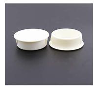 VictorsHome Tappi per fori in plastica da 30 mm, adatti per tubi con foro di bloccaggio da 29,5 a 30 mm, con inserto a filo per pannello, per mobili da cucina, 25 pezzi, colore bianco