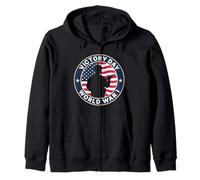 Victory Day For World Veterans Day WWI Victory Day Holiday Felpa con Cappuccio