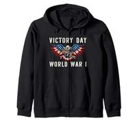 Victory Day For World Veterans Day WWI Victory Day Holiday Felpa con Cappuccio
