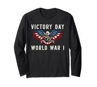 Victory Day For World Veterans Day WWI Victory Day Holiday Maglia a Manica
