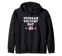 Victory Day Veterans Day Happy Veterans Victory Day Holiday Felpa con Cappuccio