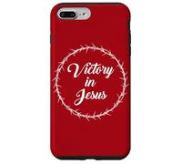 Victory in Jesus - Passover Easter Crown Thorns Praise Red Custodia per iPhone 7 Plus/8 Plus