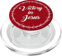 Victory in Jesus - Passover Easter Crown Thorns Praise Red PopSockets PopGrip per MagSafe