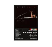 Victory Lap by Nipsey - Poster con stampa artistica da parete con album Hussle, decorazione artistica da parete in stile vintage, decorazione artistica su tela per soggiorno, camera da letto, 20 x 30