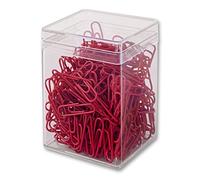 Victory Office Products 60286H300-03 - Graffette da ufficio con rivestimento in plastica, 28 mm, 300 pezzi, colore: Rosso