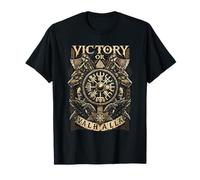 Victory or Valhalla - Viking - Geri And Freki - Skull - Maglietta