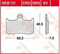Victory Perno 100 Basso 2009 TRW Sv Serie Sindered Pastiglie Freno MCB737SV