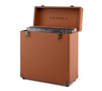 Victrola Collector II (modello 2026) - Custodia per dischi in vinile, contiene oltre 30 dischi in vinile, hardware resistente, rivestimento interno morbido, portatile con maniglia per il trasporto