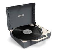 Victrola, Giradischi Re-Spin, Audio Di Qualità, Bluetooth, Design Eco-Sostenibile E Moderno, Tecnologia Vinyl Stream, Grigio