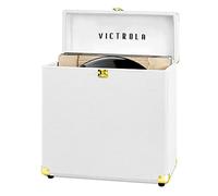 Victrola Innovative Technology Custodia per dischi in vinile vintage, per oltre 30 dischi, Ad-bm8-46906, Ad-bm8-46906, Vintage