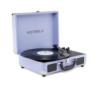 Victrola Journey II (Modello 2025) - Giradischi Bluetooth a Valigia 3 Velocità con Altoparlanti Stereo Integrati e Bassi Potenziati, Bluetooth Bidirezionale, Uscite RCA e Cuffie (Lavanda)