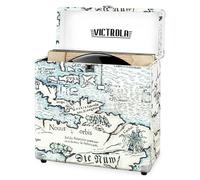 Victrola Vintage Vinyl Record Storage and Carrying Case Fits all Standard Records 33 13 45 and 78 RPM Holds 30 Albums Per