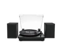 Victrola - Giradischi VM-135-BLK Montauk - Bluetooth con altoparlanti - Nero
