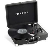 Victrola VSC-400SB-BLK Journey+ - Giradischi portatile con doppio Bluetooth, colore: Nero
