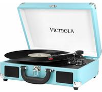 Victrola Journey, Valigia Giradischi Vintage Bluetooth a 3 Velocità, Turchese