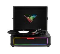 Victrola VSC-700SB-BLK Journey Glow - Giradischi con illuminazione Bluetooth, colore: Nero