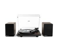 Victrola VTTS-1-ESP Premiere T1 Bluetooth Wireless Record Player with Bookshelf Monitors