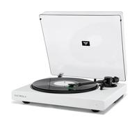 Victrola Wave - Giradischi Bluetooth con Auracast - 2 velocità, testina Audio Technica AT-VM95E, streaming Bluetooth Hi-Res aptX HD e Adaptive (Bianco)