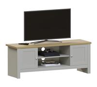 Vida Designs Arlington Mobile TV a 2 porte, legno ingegnerizzato, grigio e rovere