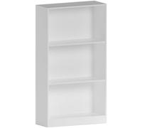 Vida Designs Cambridge 3 Ripiano Medium Libreria, Moderno Space-Saving Mobile contenitore for Soggiorno, Camera da letto or Ufficio, Autoportante Design, H108xW60xD24cm (Bianco)