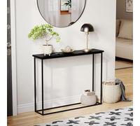 Vida Designs Consolle con gambe in metallo, nero