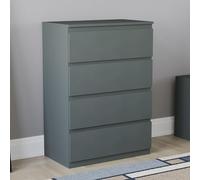 Vida Designs Denver - Cassetto a 4 cassetti, colore: Verde