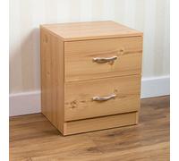 Vida Designs Riano - Comodino con 2 cassetti, in Pino