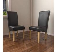 Vida Designs Sedie da Pranzo, Clifton Nero, 2