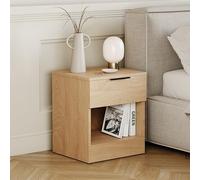 Vida Designs Trega - Comodino con 1 cassetto in legno di pino, compatto e salvaspazio, 41 x 39 x 28 cm (altezza x larghezza x profondità), in legno ingegnerizzato, cassetto scorrevole liscio, moderno