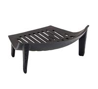 Vida Fire-Portacarbone e portaceppi per caminetto, in ferro, in metallo, colore: nero, (D 23 x W 32 x H 12 cm )