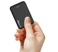 Vida IT Power Bank Mini Caricatore Portatile Piccolo e Ultra Compatto 5000mAh Caricabatterie Batteria Esterna Leggero per iPhone 11 12 Samsung S10 A50 S8 Oneplus Android Cellulare con Doppia USB Ports