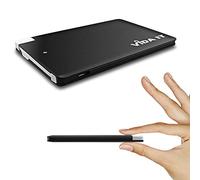 Vida IT vCard Power Bank Sottile Batteria Esterna 2500mAh Compatibile per iPhone 8 7 6S Plus Samsung Galaxy J5 S10 S9 S8 A51 A50 Cellulare Compatto USB Caricatore Portatile con Cavo USB-C Micro USB