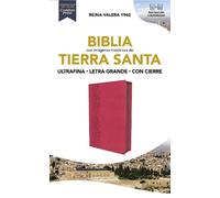 Vida Rvr 1960- Rvr60, Santa Biblia, Tierra Santa, Letra (Rilegato in ecopelle)