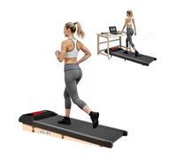 VIDACHARMY - Tapis Roulant Compatto, Velocità 6 km/h, Tapis Roulant con Inclinazione del 5%, Gancio Europeo, per Casa, Palestra o Ufficio, con Display LED e Telecomando, Facile da Riporre