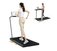 VIDACHARMY - Tapis Roulant Compatto, Velocità 8 km/h, Tapis Roulant con Inclinazione 8%, Gancio Europeo, per Casa, Palestra o Ufficio, con Display LED e Tlecomando, Facile da Riporre