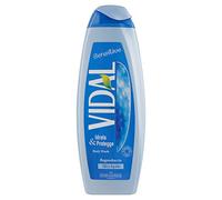 12 pezzi VIDAL Bagnodoccia corpo TALCO LIQUIDO IDRATA E PROTEGGE 500ml