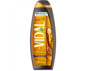 VIDAL BAGNOSCHIUMA NUTRIENTE 500ML.OLIO DI ARGAN BIOLOGICO