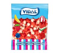 Vidal Delizie Ossa Brillante. Colore bianco e rosso, aroma fragola, sacchetto 1 kg