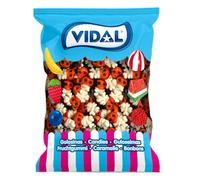 Vidal Pirati Teschi Caramelle Gommose. Busta da 250 pezzi (circa 1500gr). Ideale per Feste di Compleanno, Caramellate, Candy Buffet, Halloween. Senza Glutine/Gluten Free