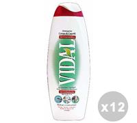 VIDAL Set 12 VIDAL Bagnoschiuma/shampoo dermoprotettivo antibatterico 500 ml.