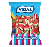 Vidal - Tajadas Sandia Zucchero, Caramelo di gomma, 1000 grammi