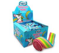 Vidal Unicorn Rolls confezione 24 x 19gr caramelle multicolore