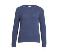Vila Vidalo O-Neck L/S Knit Top-Noos, Vendimia Índigo, M Donna
