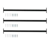 vidaXL 1/3x Barra di Sicurezza per Finestra Regolabile 710-1200 mm Antifurto