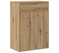 vidaXL Scarpiera Rovere Artigianale 60x35x84 cm in Legno Multistrato, Mobile Scarpe, mobiletto Ingresso, mobiletto corridoio, mobiletto Scarpe