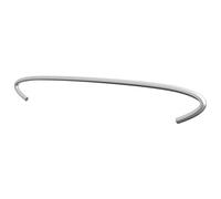 vidaXL 100x Ganci per Gabbione Giunti per Gabbie Agganci per Reti Supporti per Cestelli Sostegni Fermi Giunture in Acciaio Zincato 50 cm