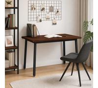 vidaXL 120 x 70 x 75 cm Legno di Acacia Massello Marrone scuro e Nero