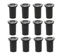 Faretti Carrabili a Incasso per Esterni 12 pz Rotondi