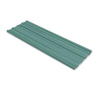 AX 12 Pannelli Per Tetto 129x45cm Verde Capannoni Stalle Garage Metallo 0K 42984